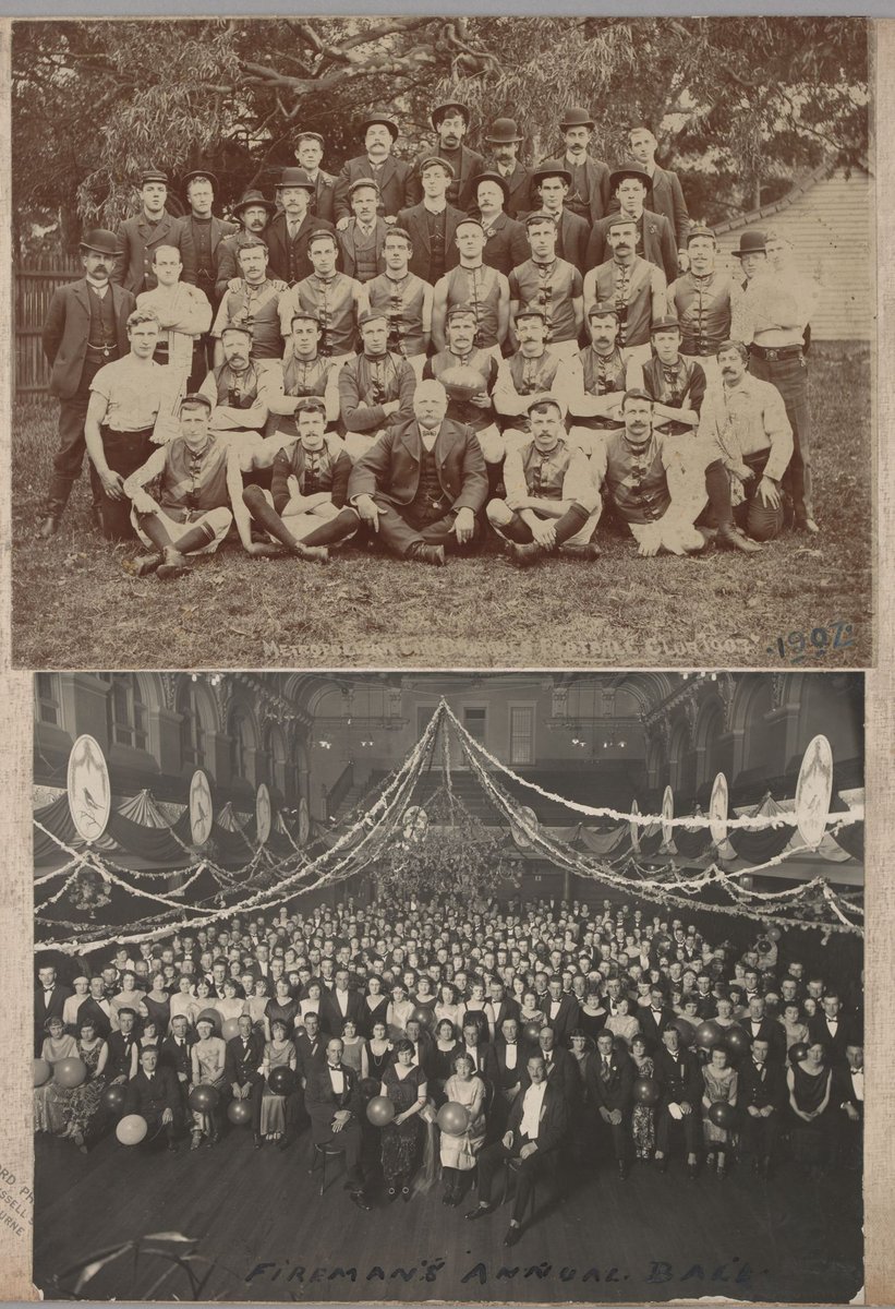 Melbourne firemen's sporting and social activities (1907)