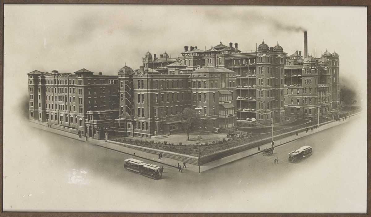 The Royal Melbourne Hospital, Melbourne City (1920?)