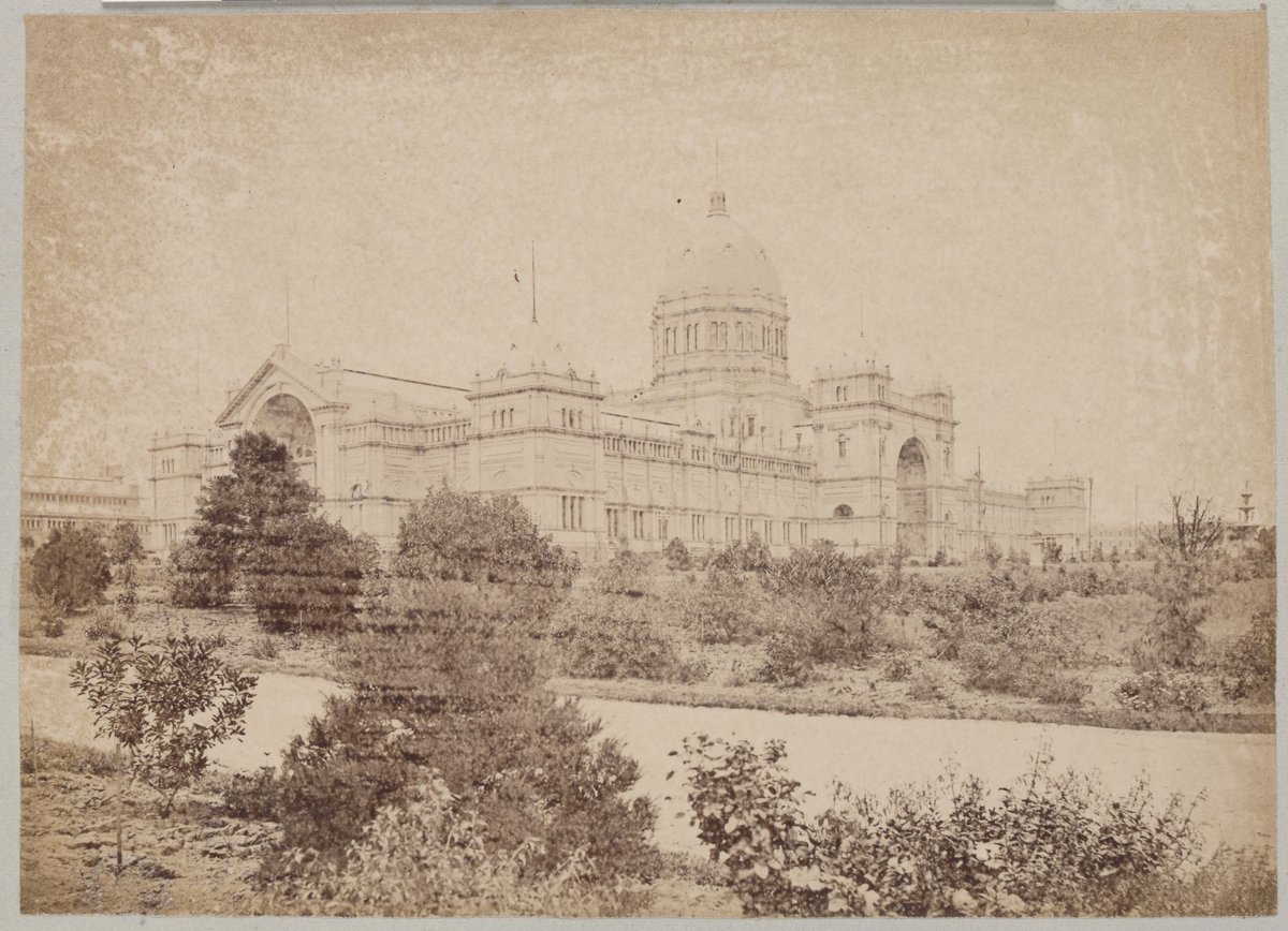 Western entrance to Melbourne International Exhibition, Carlton (1880–81)