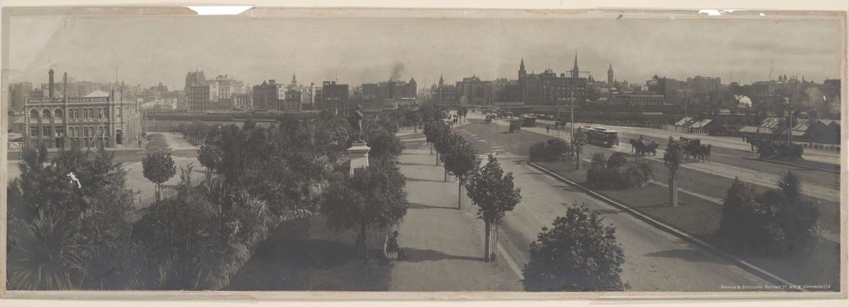 Melbourne from St Kilda Road, 1903, Melbourne City