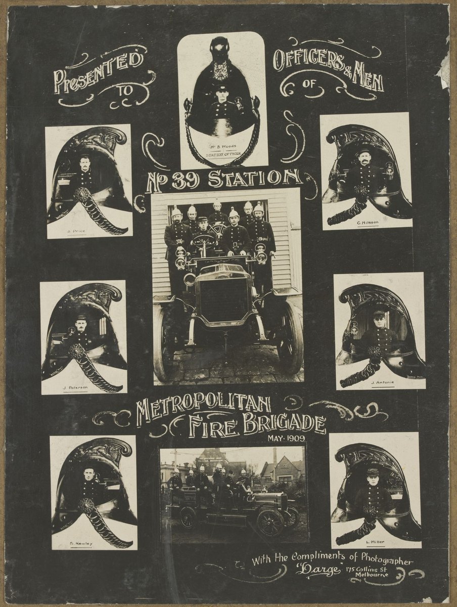 Fire brigades of the Metropolitan Fire Brigade, Melbourne (1909)