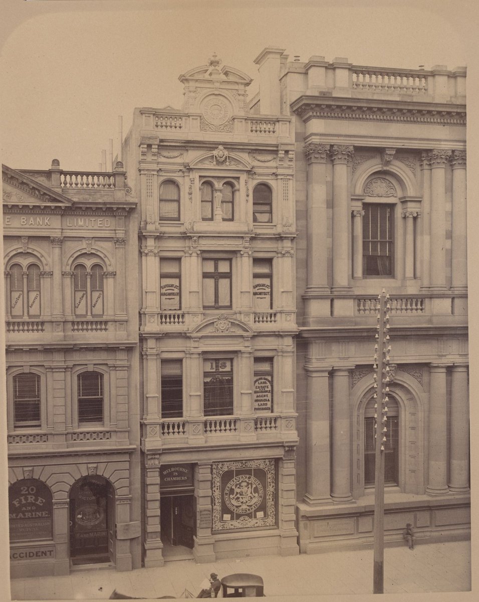 Offices of the Melbourne Permanent Building Society, Melbourne City (c. 1895)