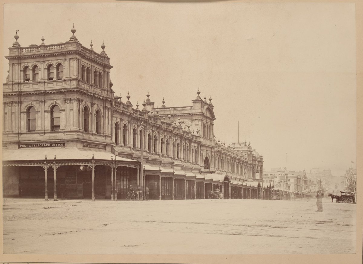 Eastern Market buildings, Bourke Street, [Melbourne, Vic.], Melbourne City (1880s)