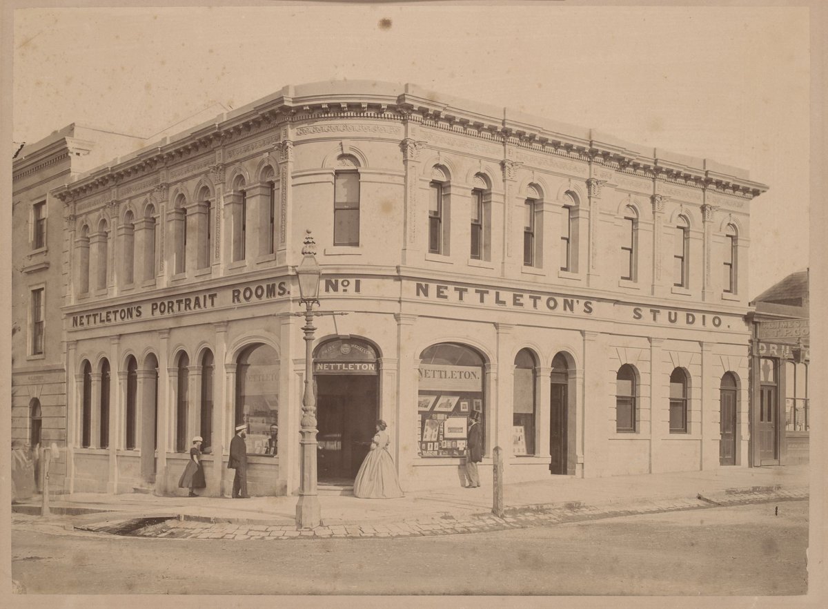 Nettleton's Portrait Rooms and Studio, 1 Madeline Street, Carlton (c. 1870)