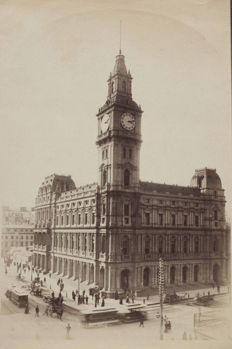 General Post Office Melbourne, Melbourne City (c. 1880)