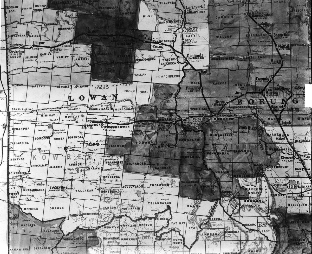Guide plan and parish map of Melbourne (c. 1914)