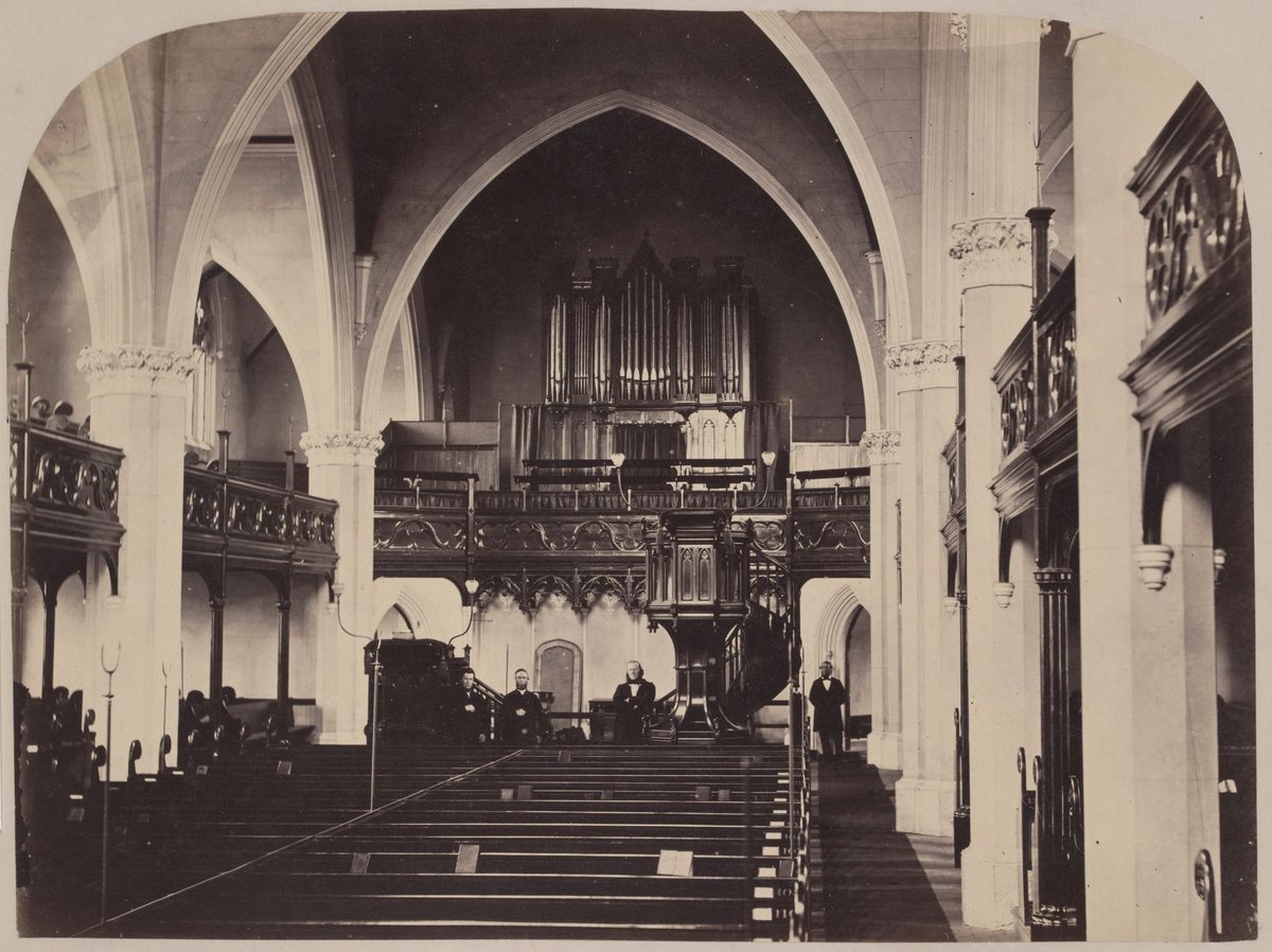 Wesleyan Church, Melbourne, Melbourne City (c. 1868)