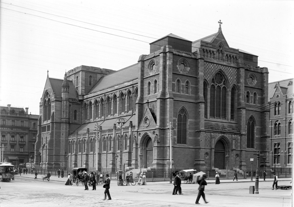 St. Paul's Cathedral, Melbourne, 1914, Melbourne City
