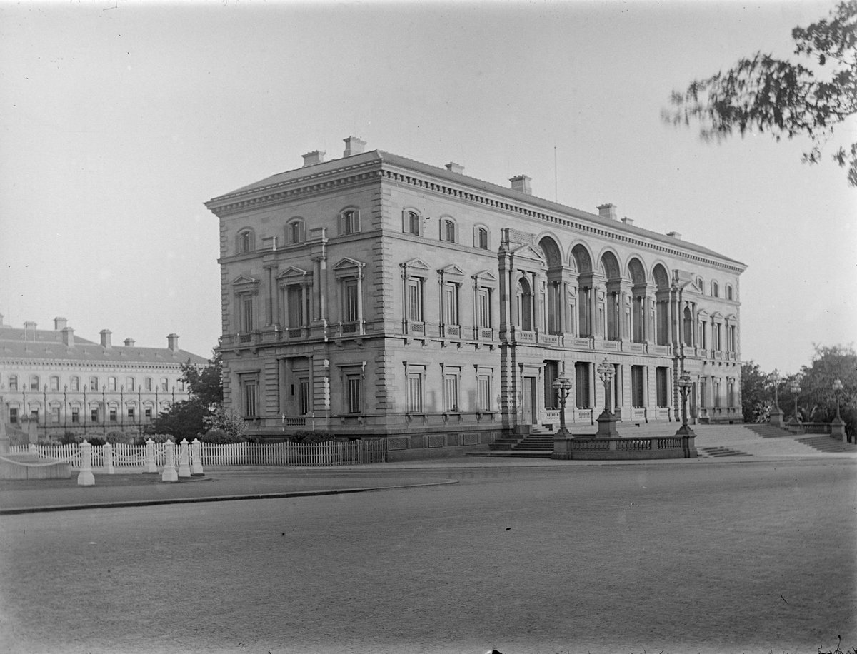 Treasury Building, Spring St, Melbourne City (c. 1900)