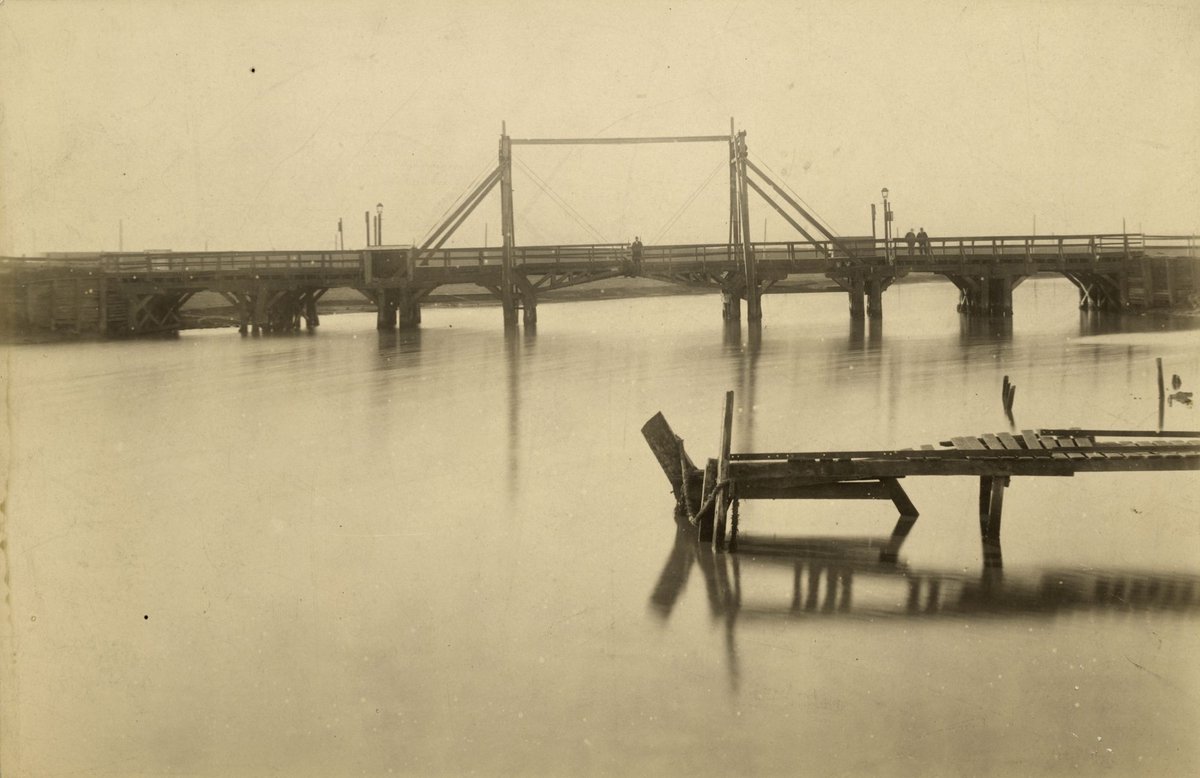 Lynch's Bridge on the Maribyrnong River (c. 1890)