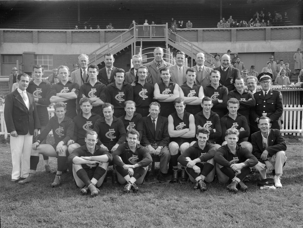 Carlton Seconds football team photo (c. 1954)
