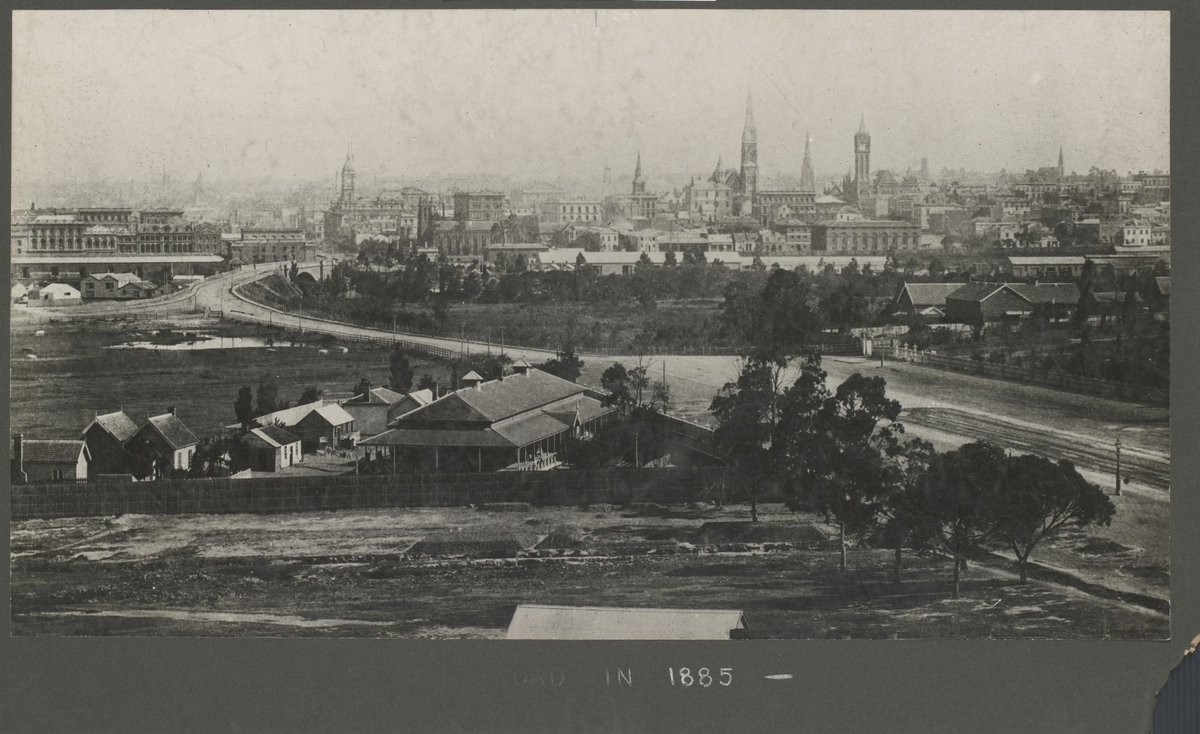 St. Kilda Road, Melbourne City (1885)