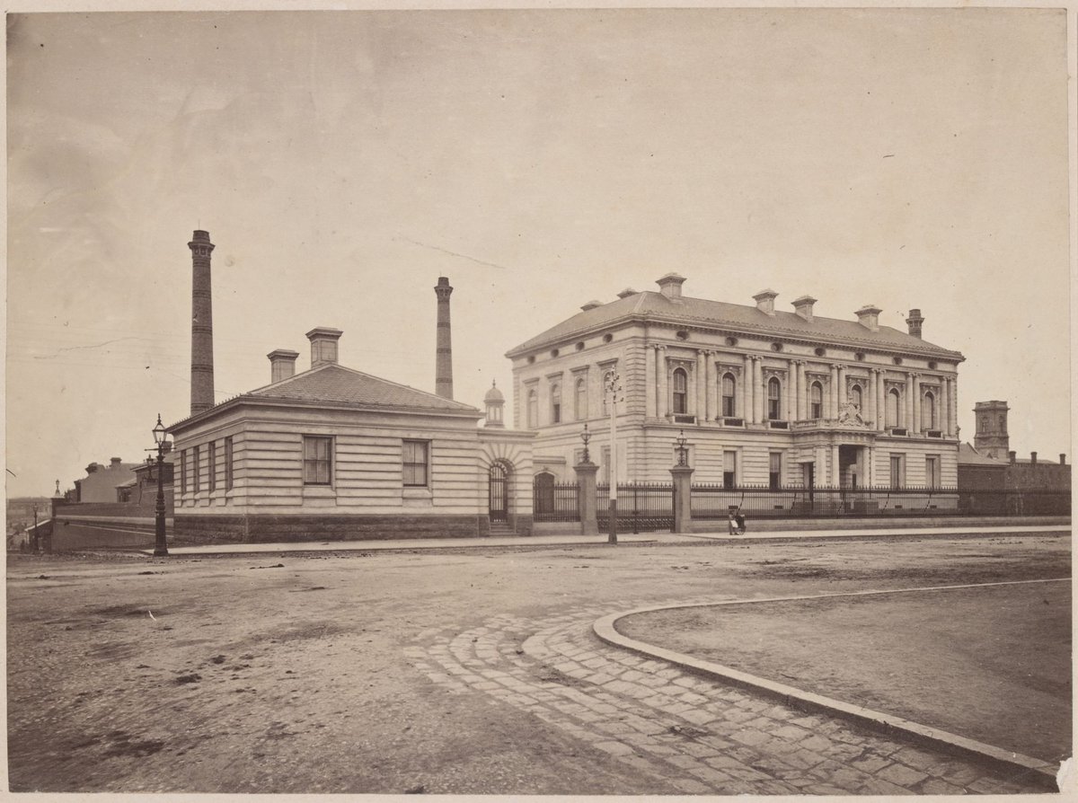 Elevated views of Melbourne buildings, Melbourne City (1867–73)