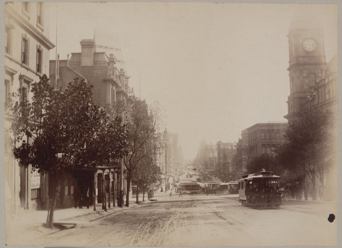 Collins Street, Melbourne, Melbourne City (c. 1890)