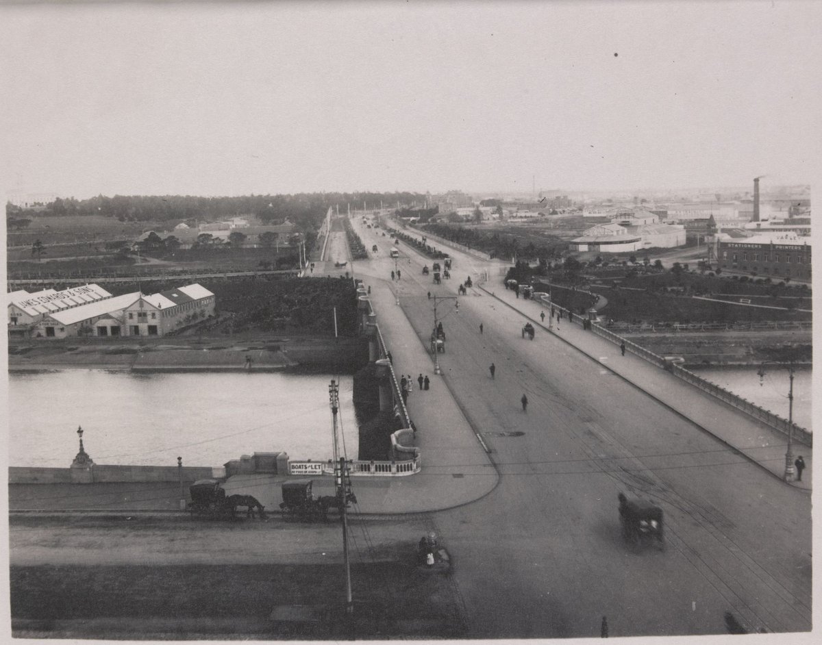 St. Kilda Road ca. 1900, Melbourne City (c. 1900)