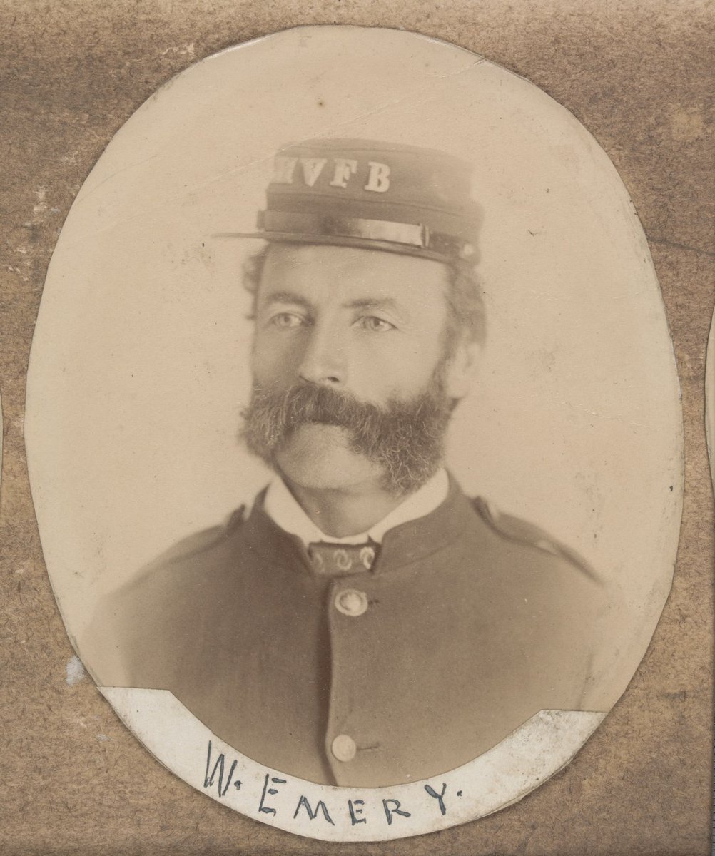 Hawthorn Volunteer Fire Brigade, rear of Hawthorn Town Hall, June 30th 1891