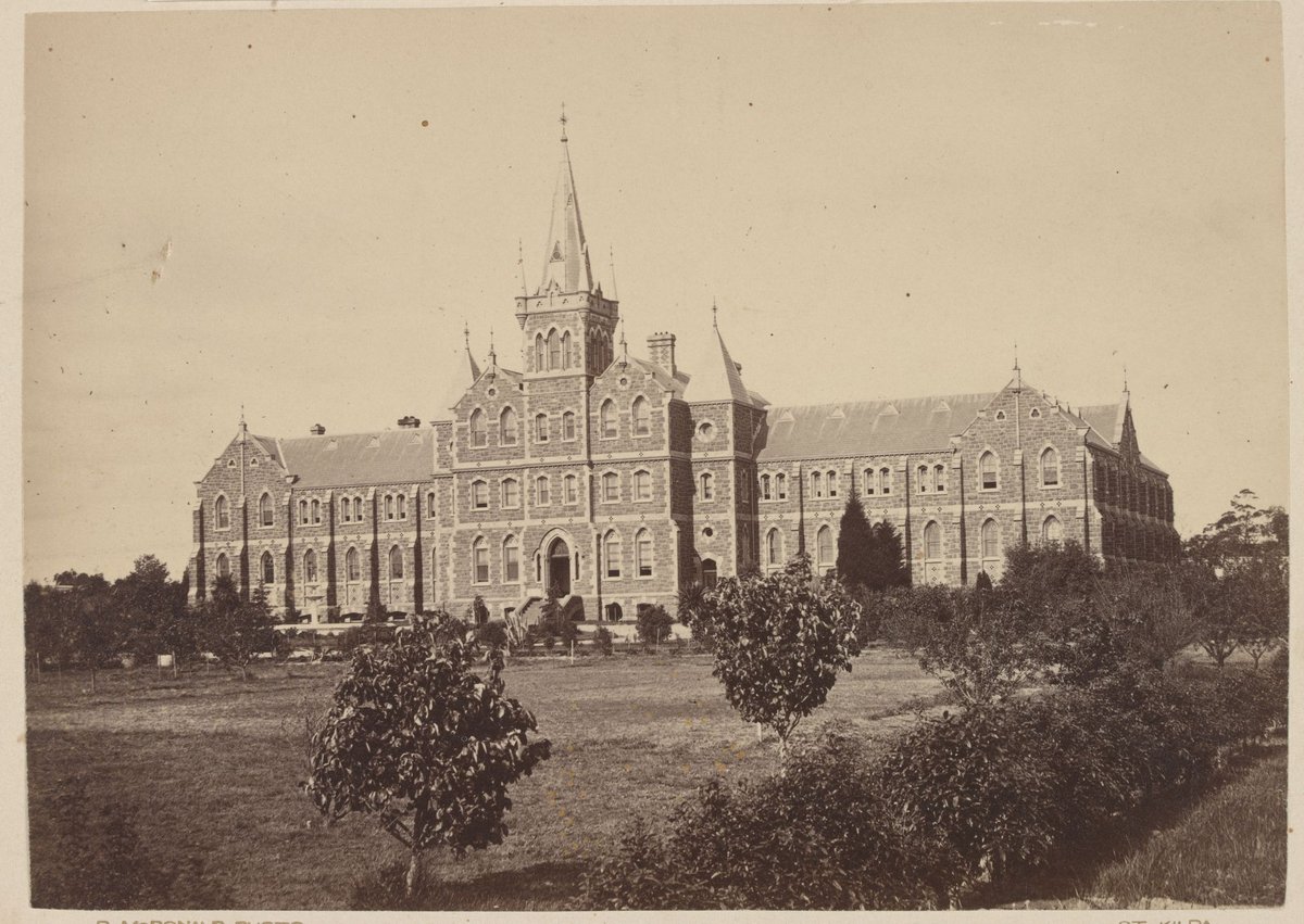 The Deaf and Dumb Institution, St. Kilda Road, Melbourne City (1880?)