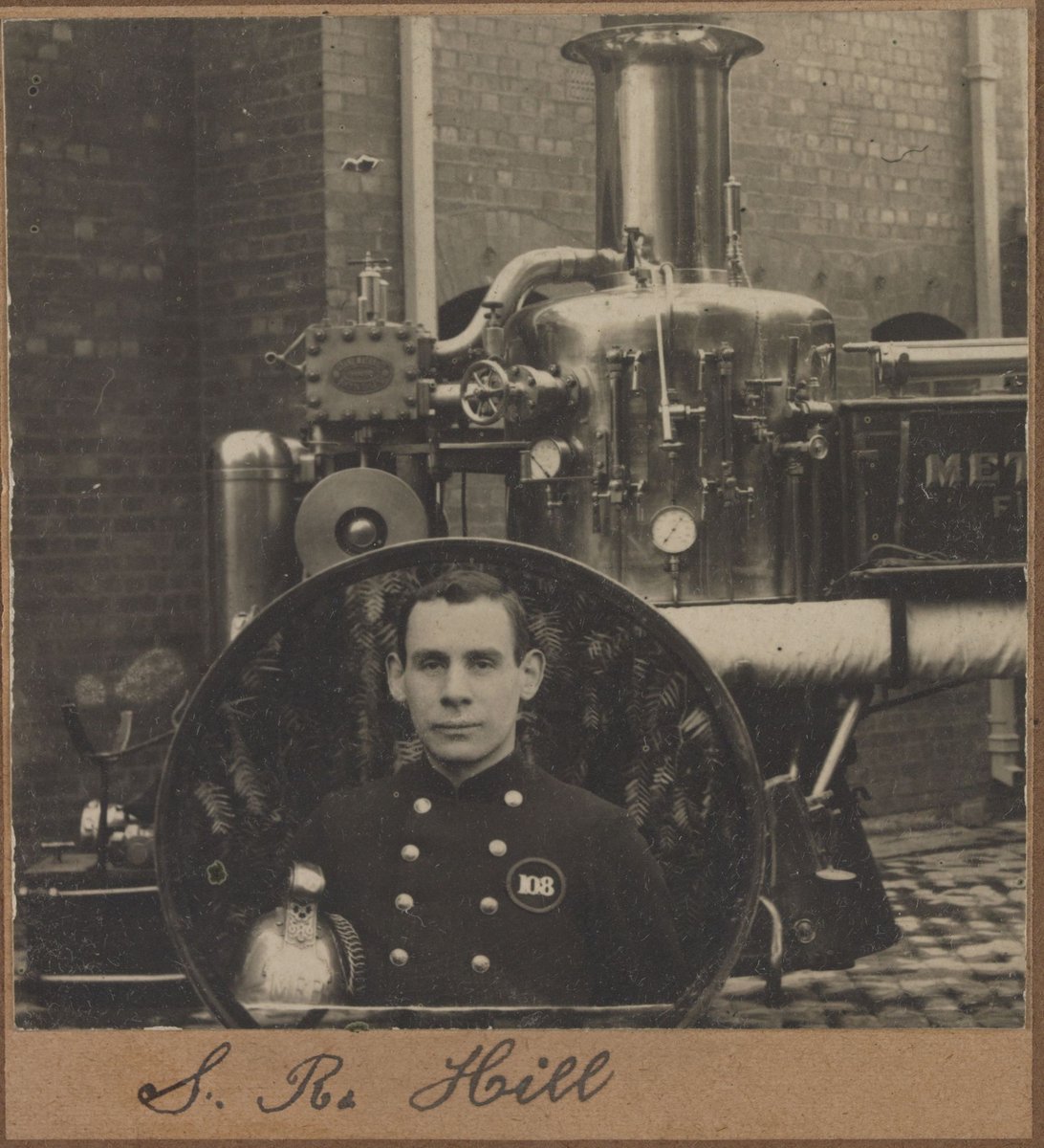 Metropolitan Fire Brigade Officers and Men of No 47 Footscray July 1910