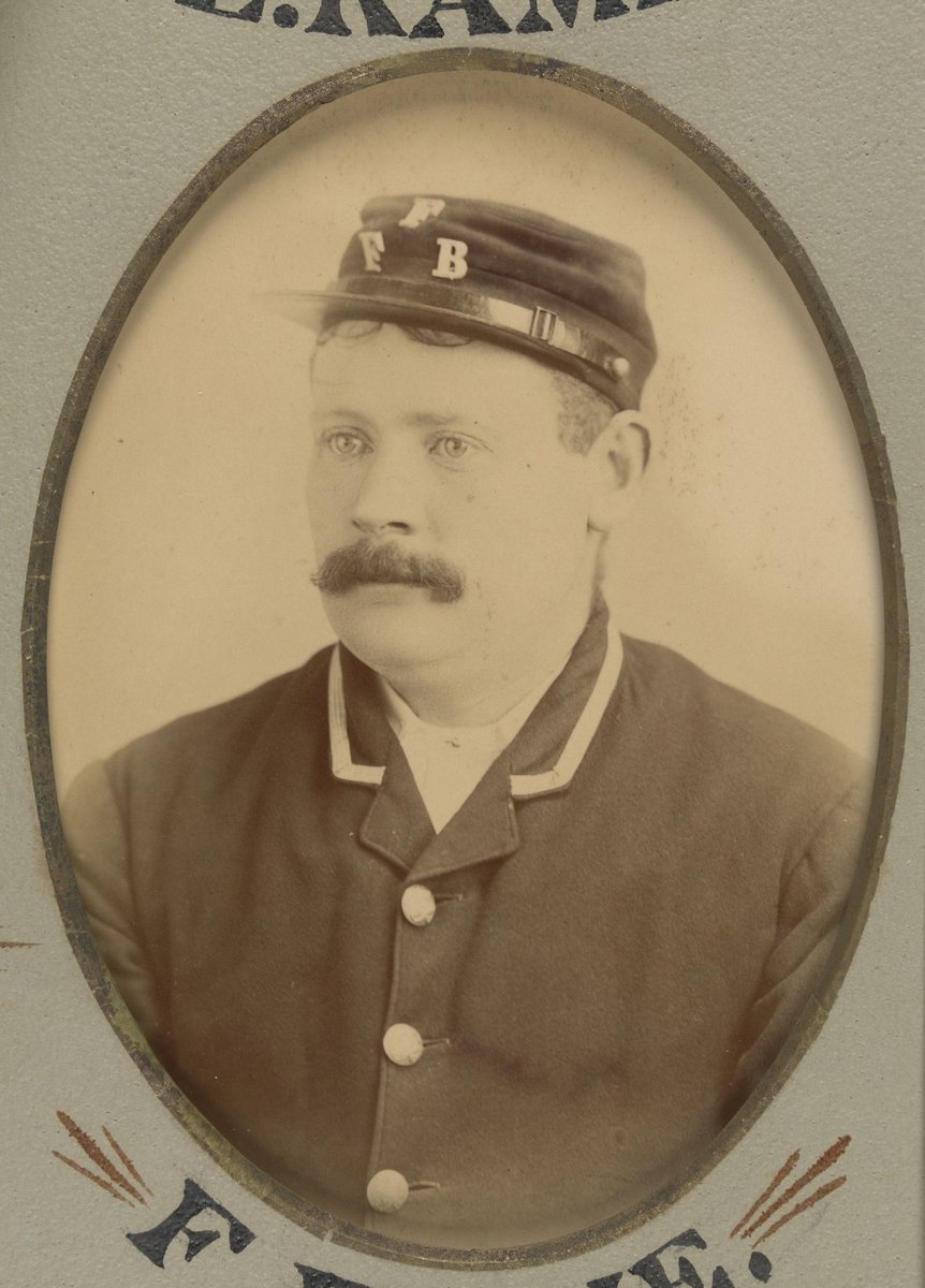 Presented to G. Butlin on disbandment of the Footscray Volunteer Fire Brigade (1891)