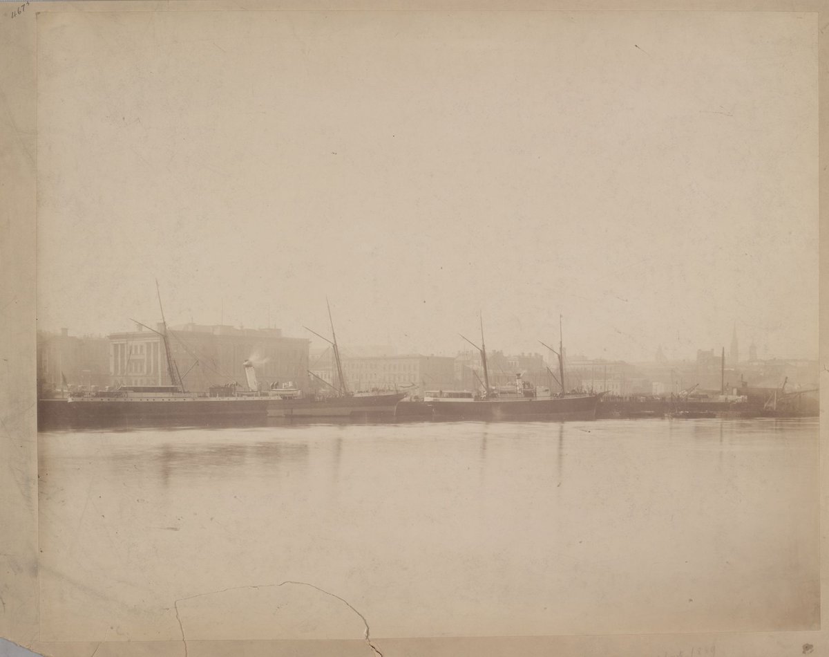 Shipping on the Yarra River (c. 1887)