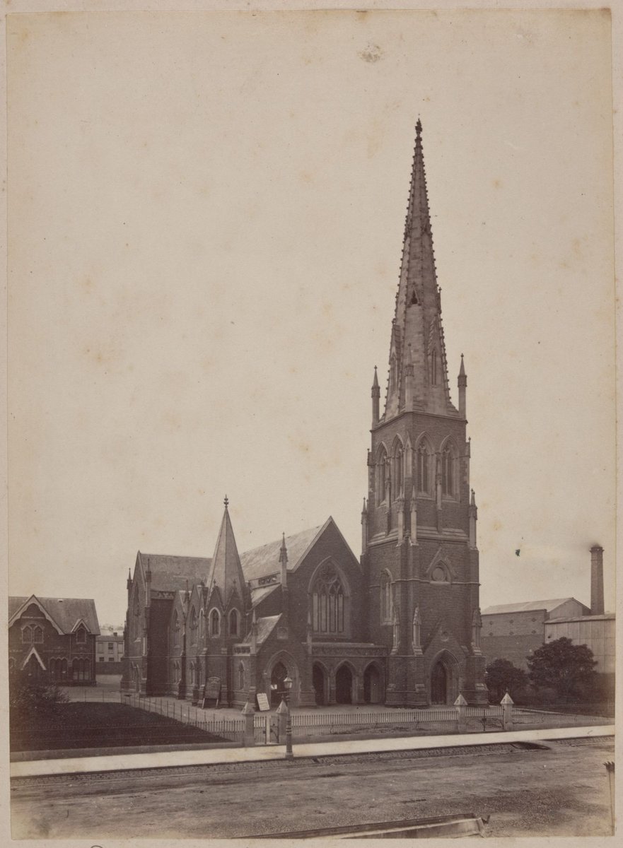 Wesley Church, Lonsdale Street, Melbourne City (c. 1880)