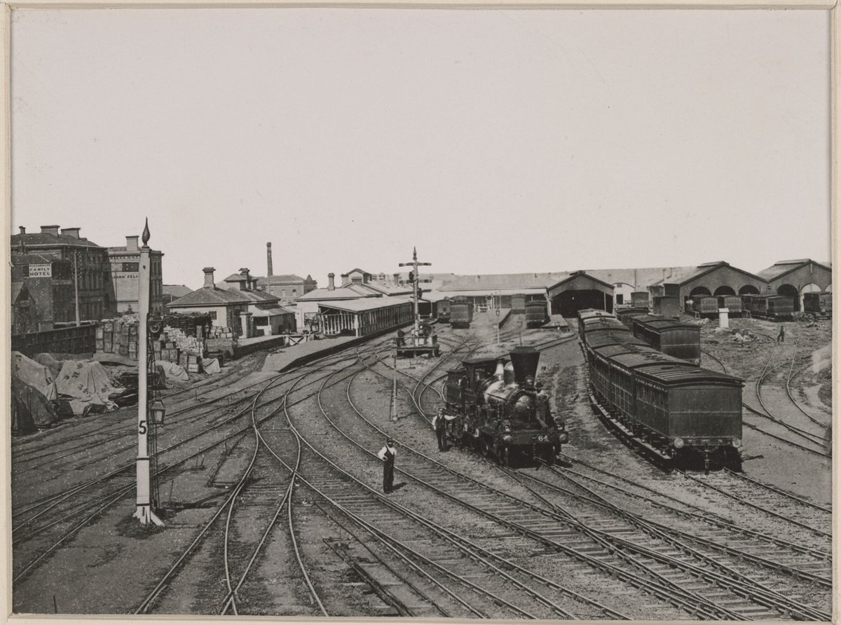 Spencer Street yard 1872, Melbourne City
