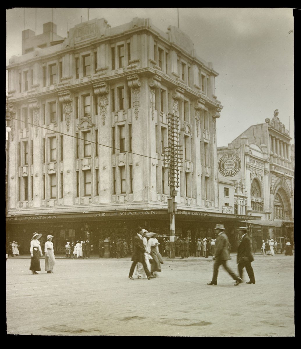 Leviathan Corner, Bourke Street, Melbourne, Melbourne City (c. 1918)