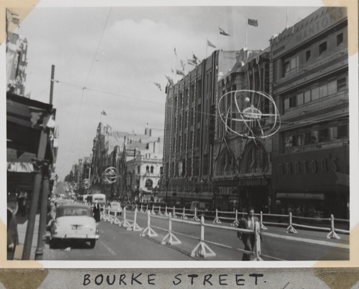 Royal Visit decorations, Melbourne Vic (1951–54)