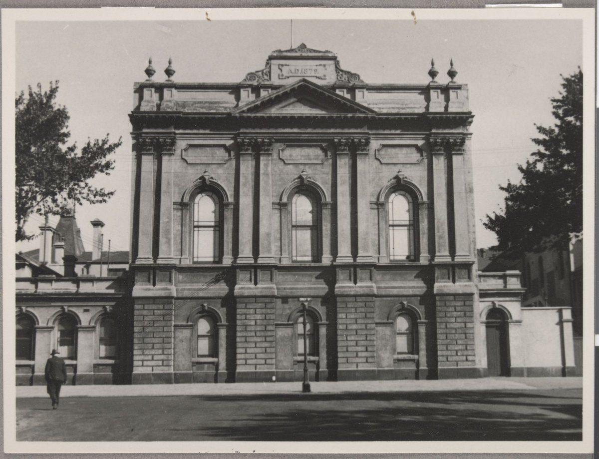 South Melbourne Town Hall, northern facade [Vic.], Melbourne City (c. 1949)