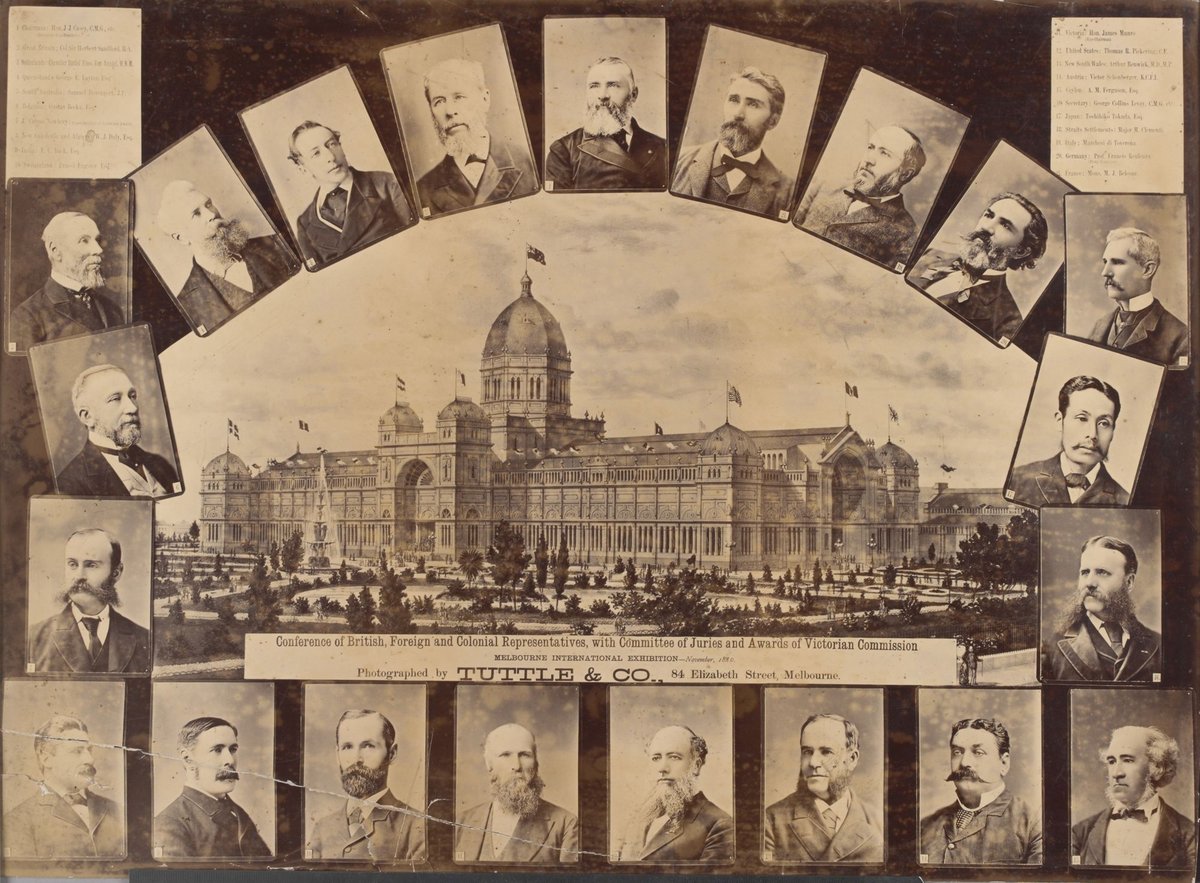Conference of British, Foreign and Colonial Representatives, with Committee of Juries and Awards of Victorian Commission : Melbourne International Exhibition, Carlton (1880)