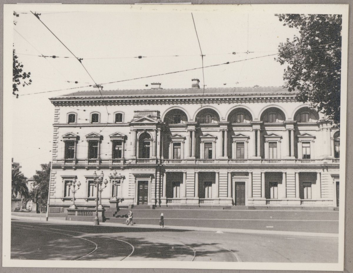 Old Treasury, Spring Street, Melbourne, Vic, Melbourne City (1949)