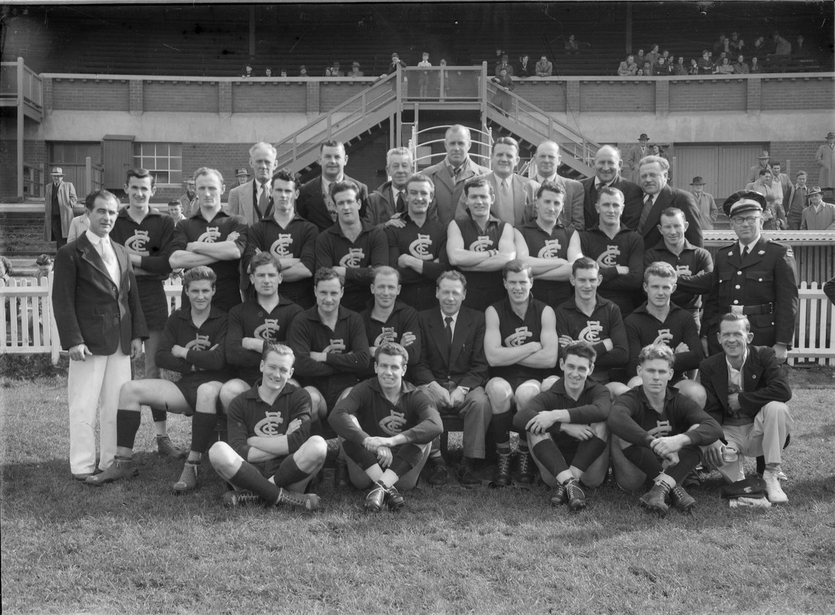 Carlton Seconds football team photo (c. 1954)