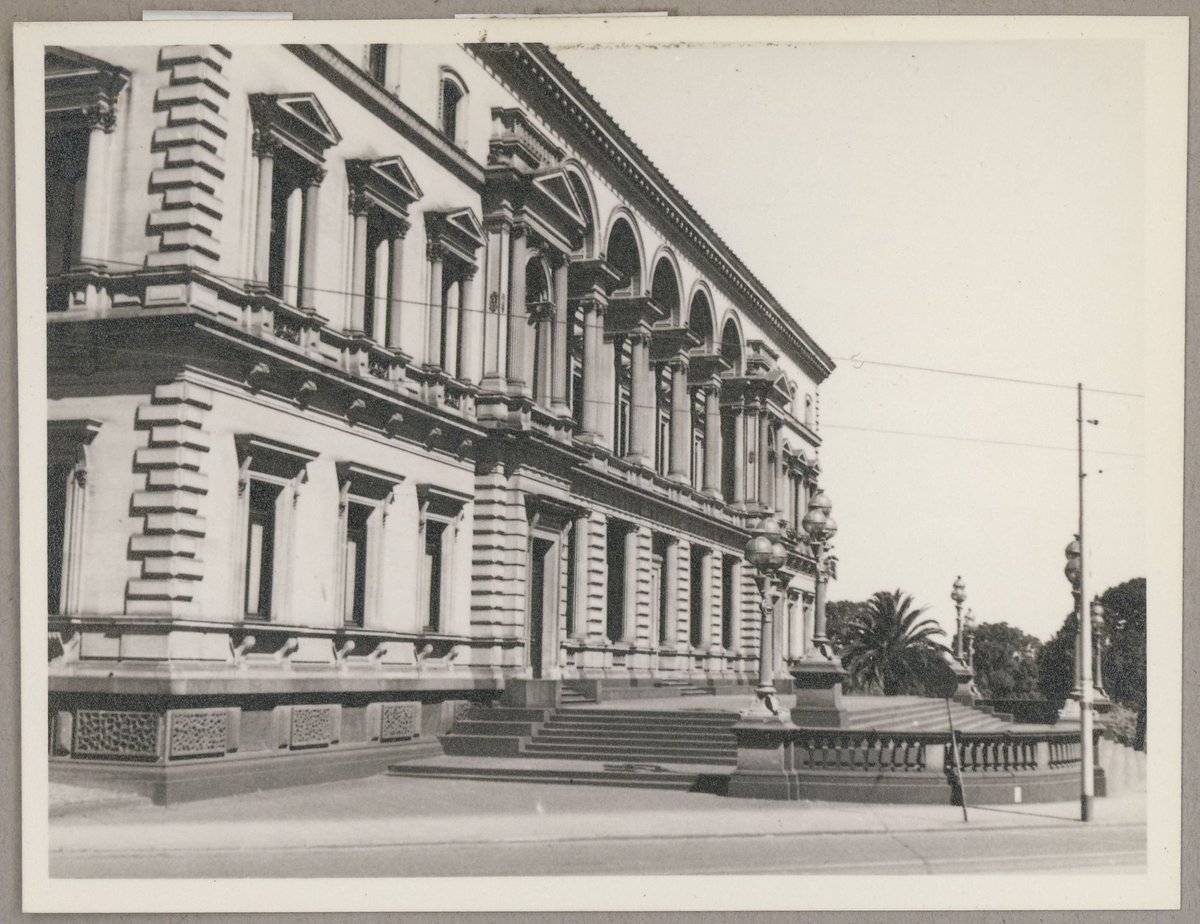 Old Treasury, Spring Street, Melbourne, Vic, Melbourne City (1949)