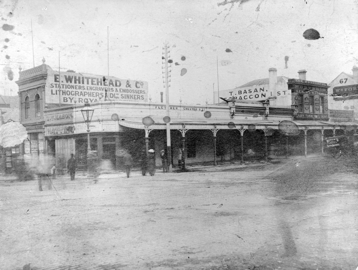 Nicholson's Corner, Cnr Collins Street East and Swanston Street, Melbourne, Melbourne City (1875–80)