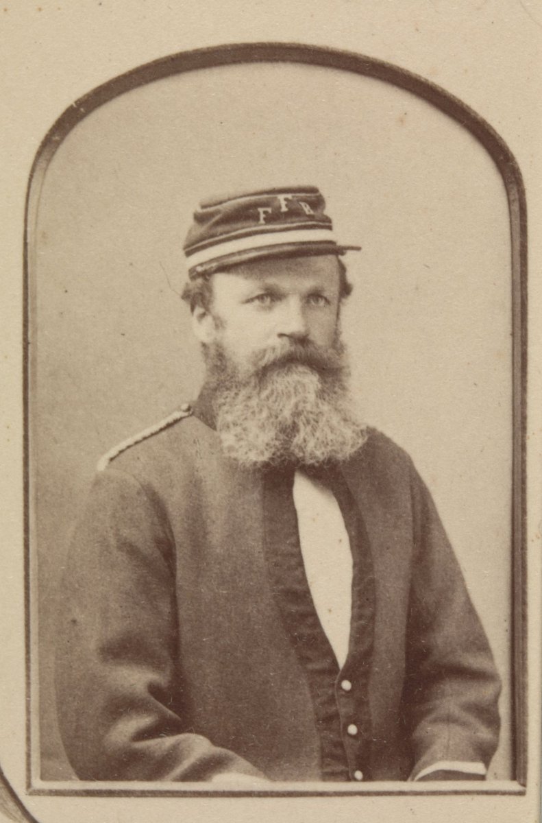 Presented to Captain Hugh Morris by the members of the Footscray Volunteer Fire Brigade (1884)