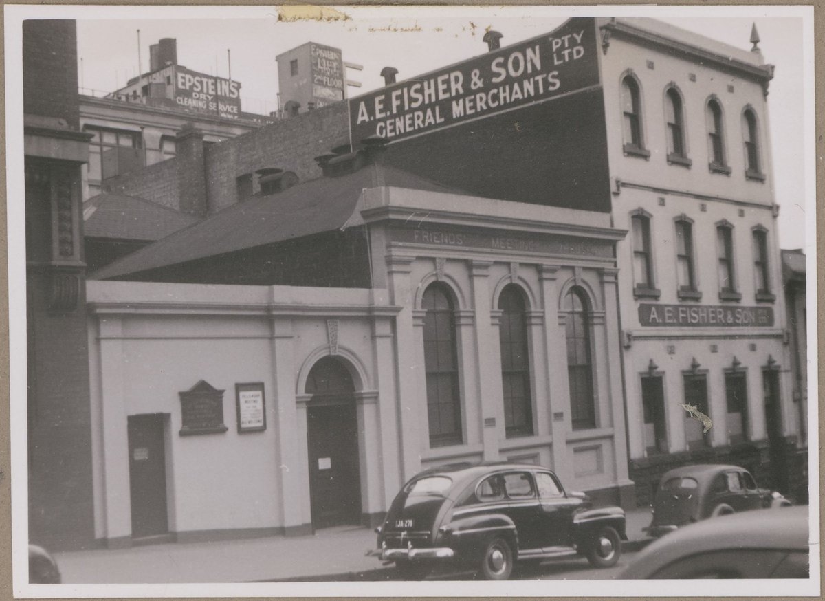 Quaker Meeting House, Russell Street [Melbourne, Vic.], Melbourne City (1949)