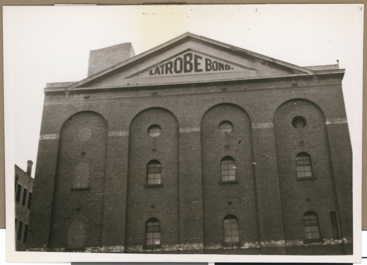 Latrobe Bond Store, Latrobe St., City Melbourne, Vic, Melbourne City (1949)