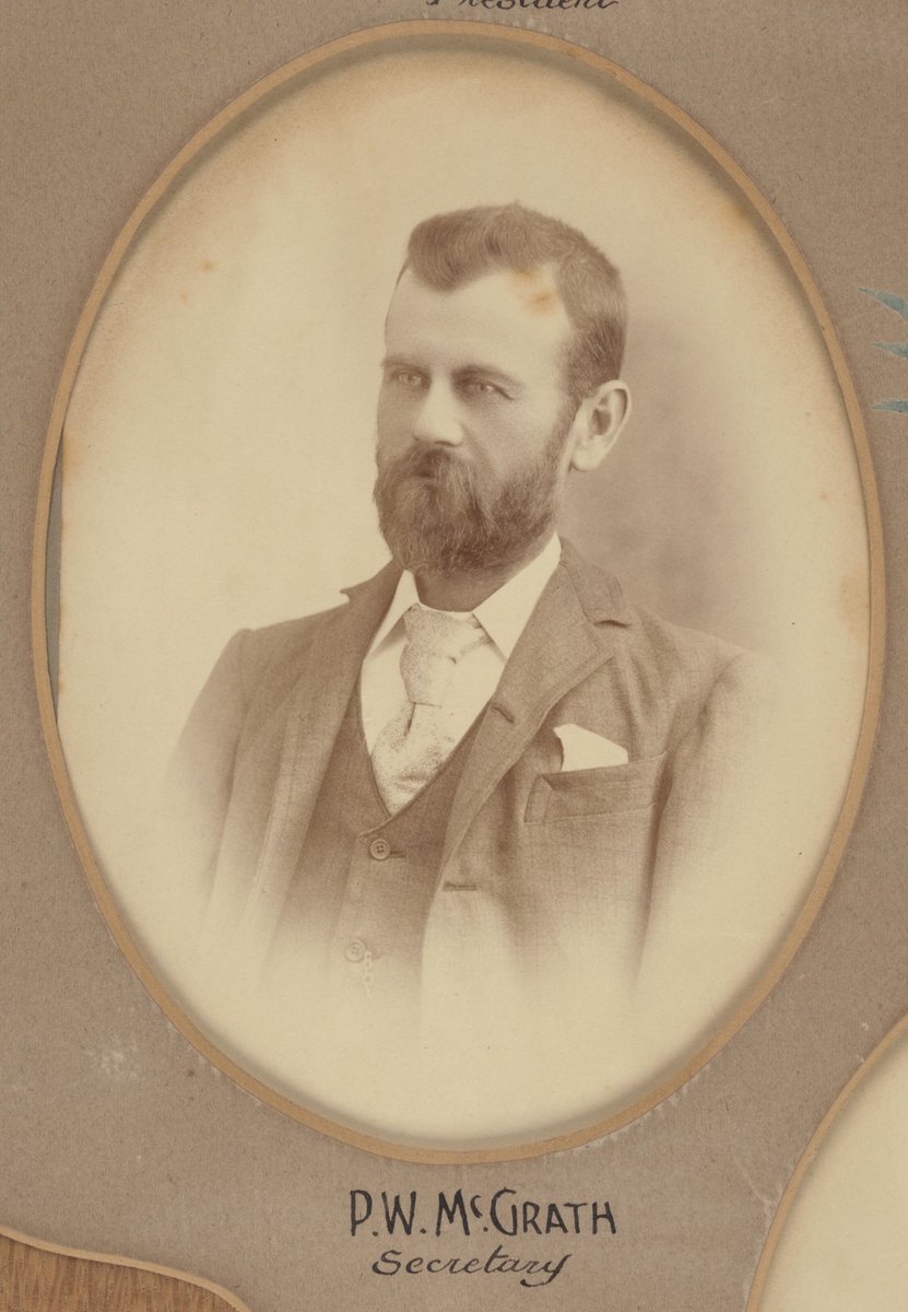 Presented to W. H. Gardner, Treasurer of the Melbourne and Suburban Bread Carters Association 1897-'98 (c. 1898)