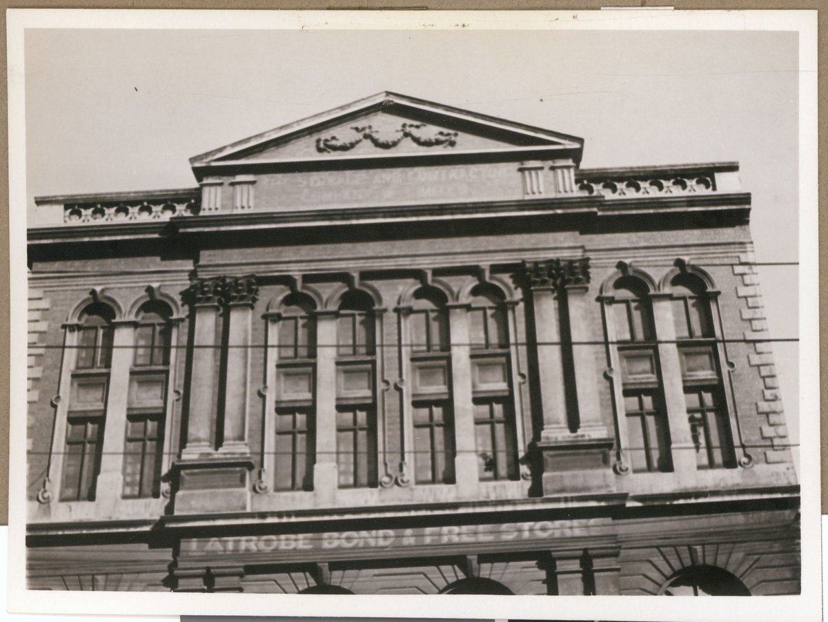 Latrobe Bond Store, Latrobe St., City Melbourne, Vic, Melbourne City (1949)