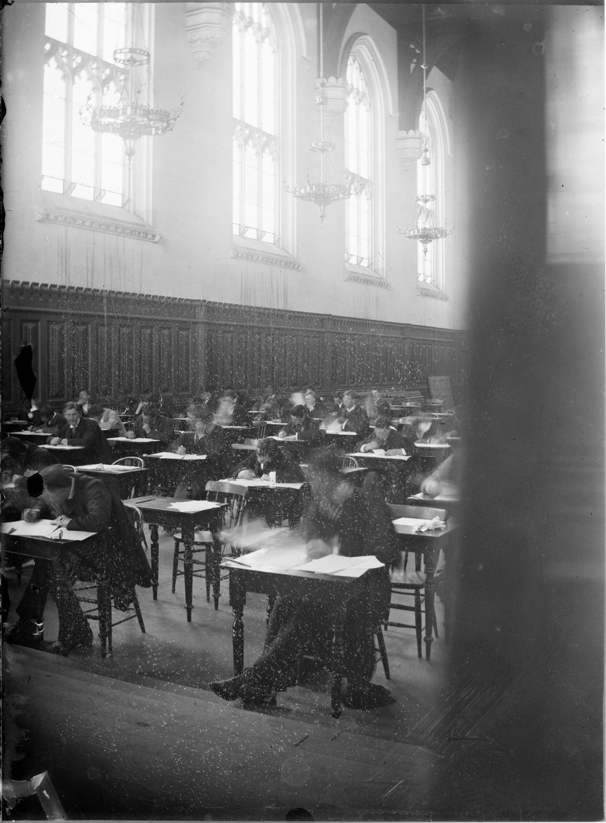 "Examinations at Wilson Hall, Melbourne University?", Parkville (1890–1915)
