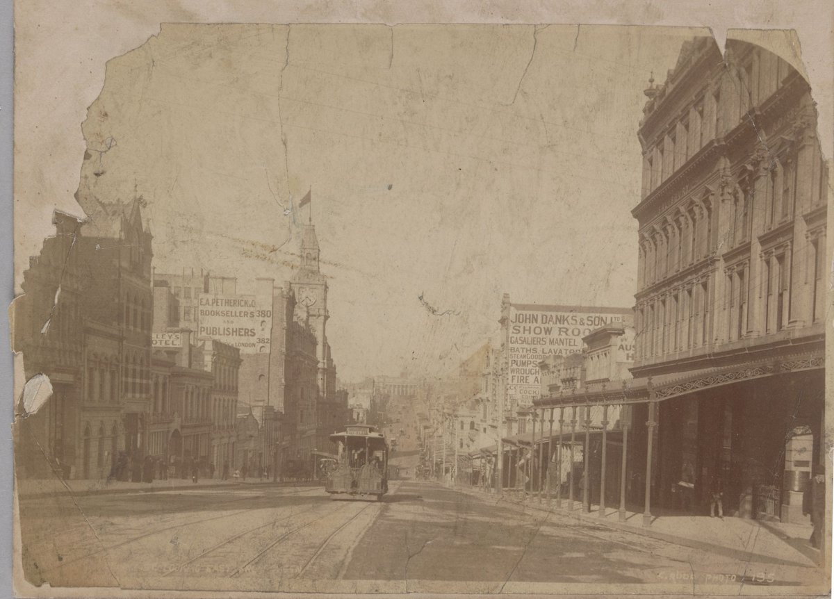 Bourke Street, Melbourne, Melbourne City (c. 1880)