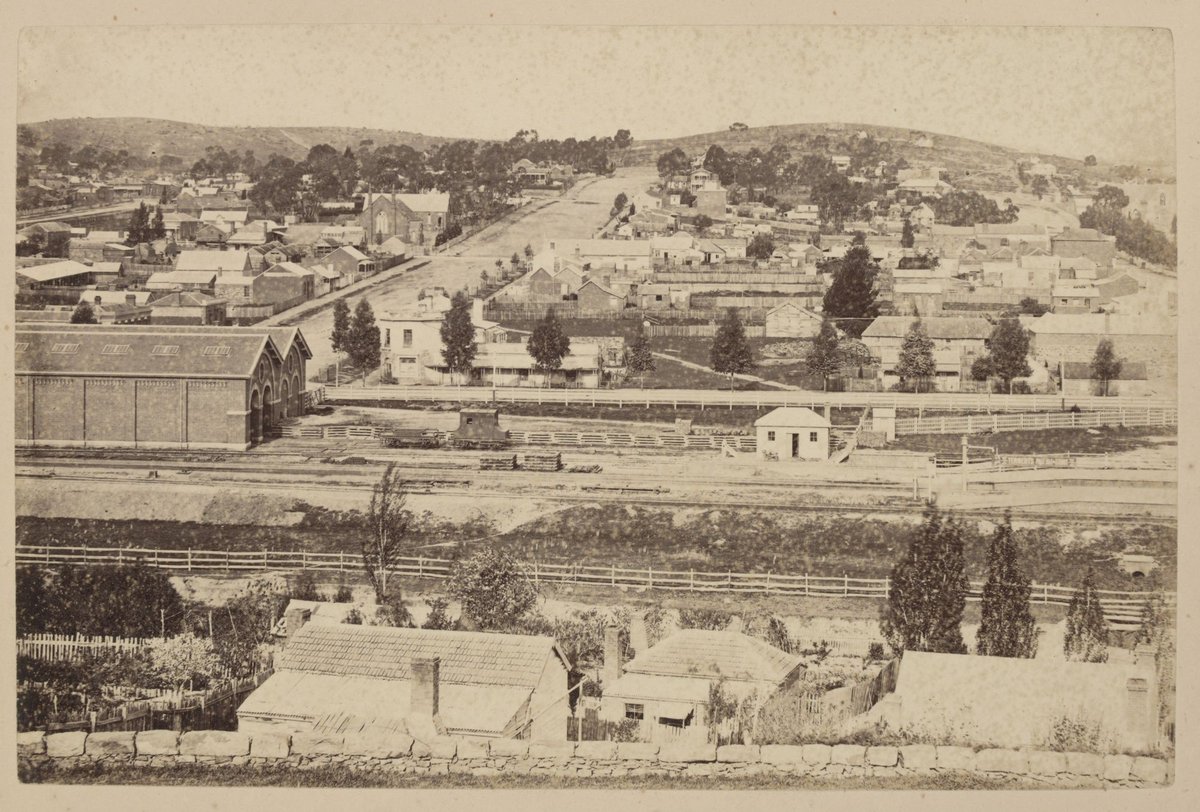 Castlemaine from the Gaol, - 79 miles N.N.W. from Melbourne (c. 1878)