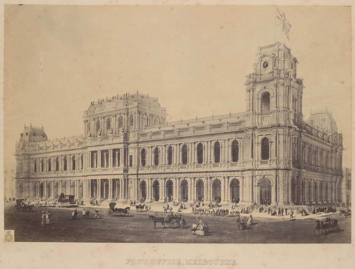 Post Office, Melbourne, Melbourne City (c. 1867)