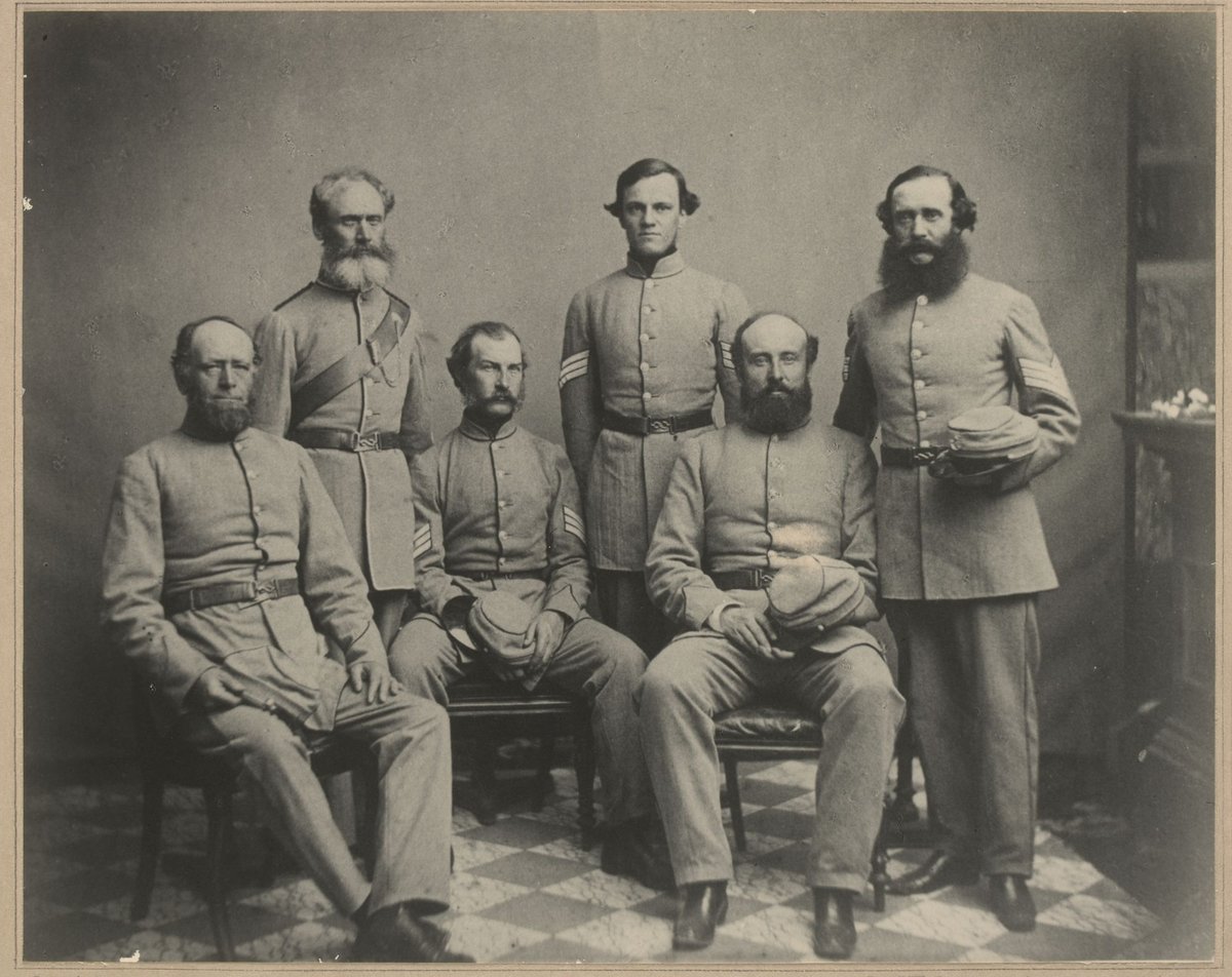 Officers and N.C.O.s Brighton Volunteer Rifles, 1862