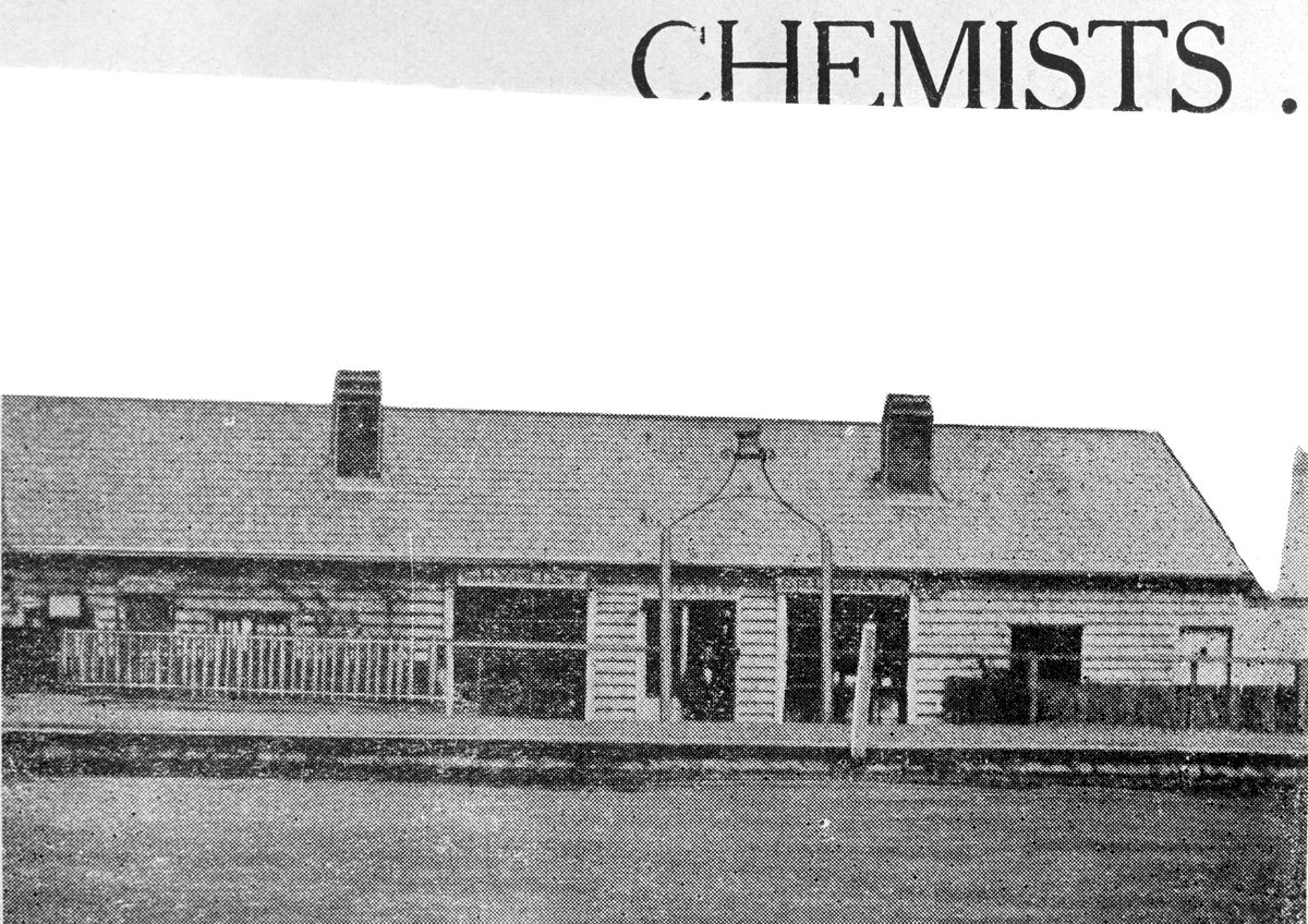 Advertisement And Illustration For Henry Francis & Co., Chemists, Collins Street, Melbourne City (c. 1920)