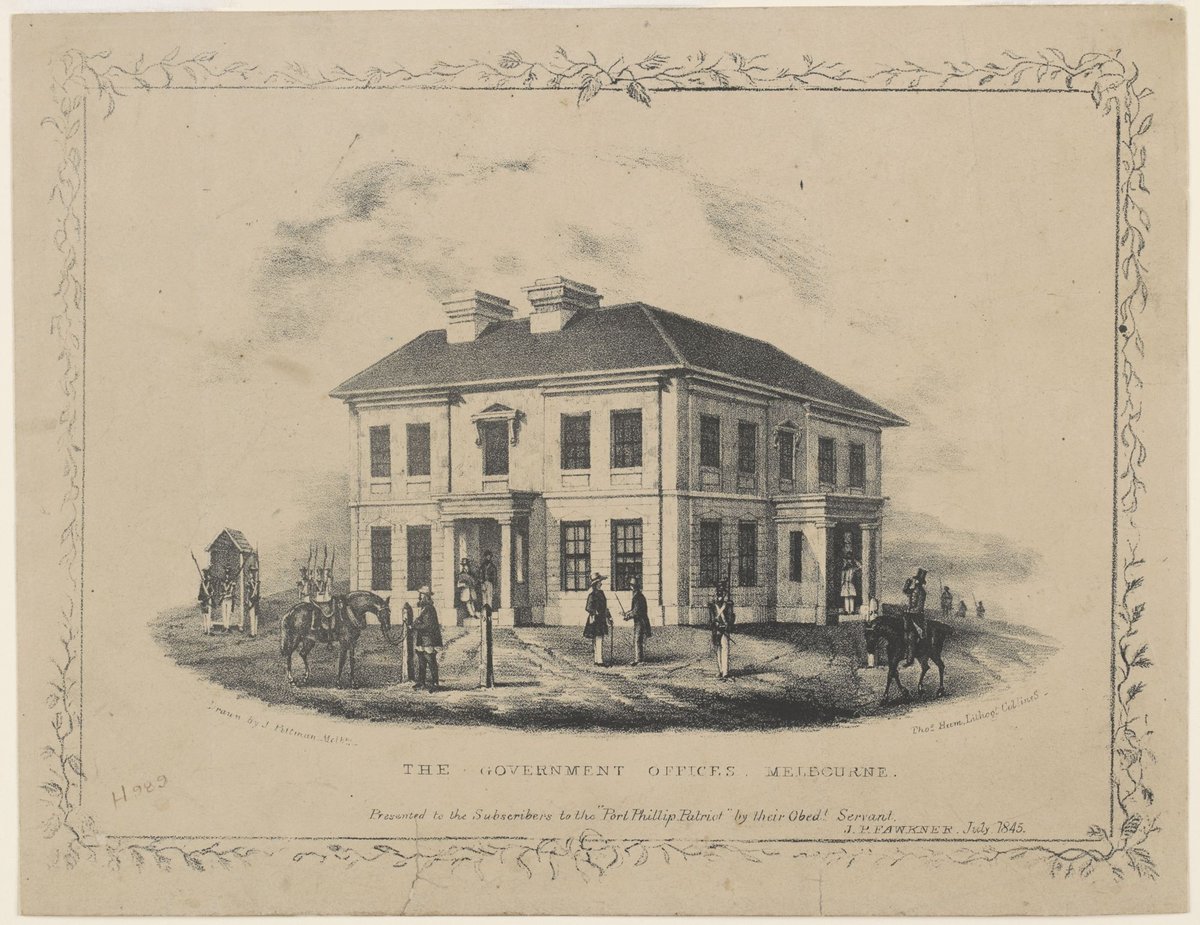 The Government Offices, Melbourne, Melbourne City (1845)