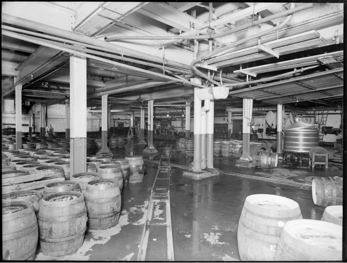 Carlton Brewery. Carlton filling rack (1938)