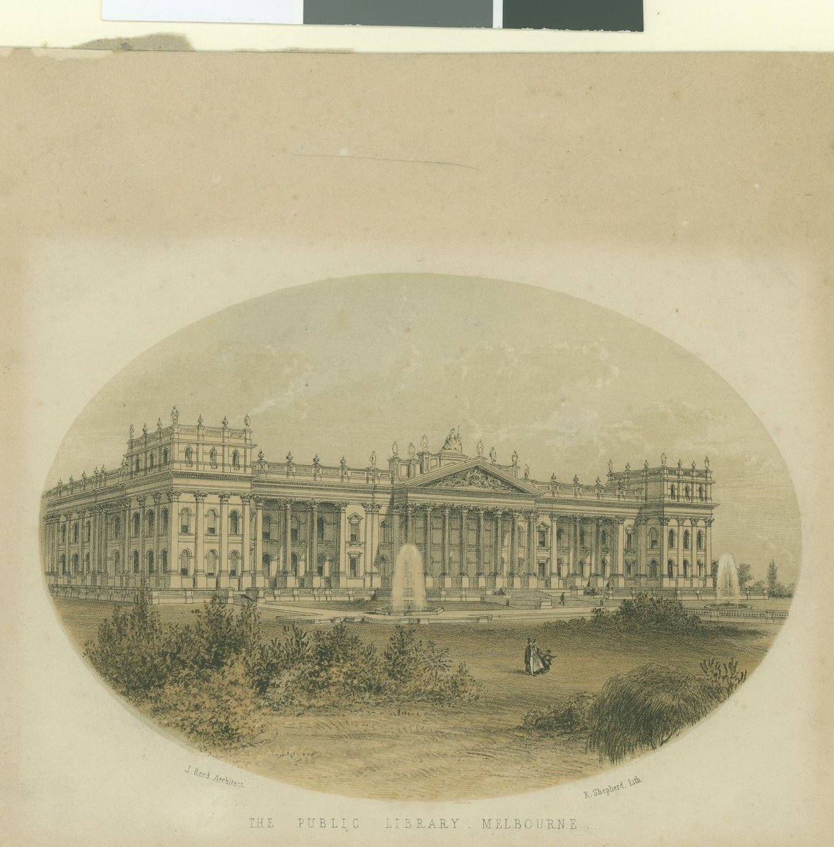 The Public Library, Melbourne, Melbourne City (1850–55)