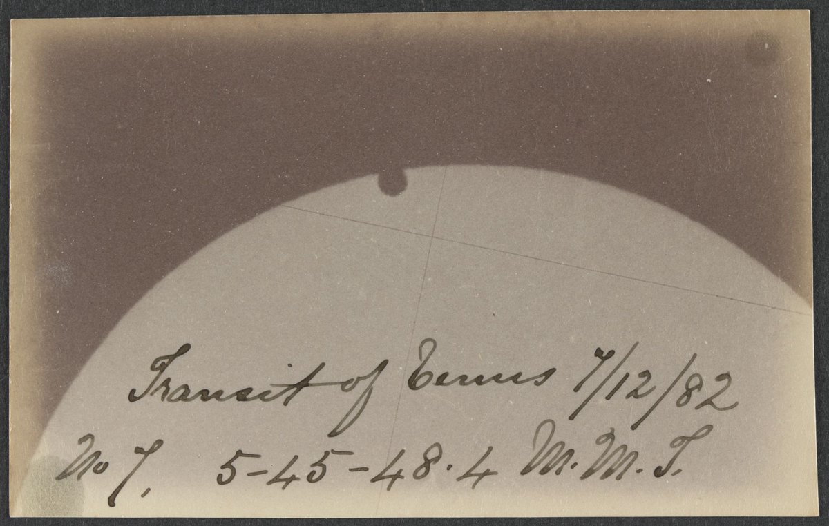 Transit of Venus - photographs taken by the Astronomical Society of Victoria at the Melbourne Observatory, Melbourne City (1882)