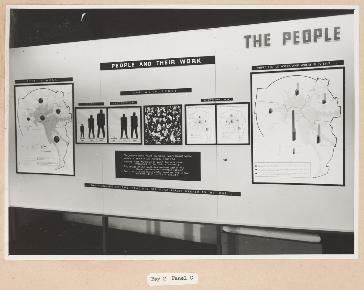 Exhibition of the Melbourne Metropolitan Planning Scheme 1954 at the Public Library of Victoria November 1953, Melbourne City
